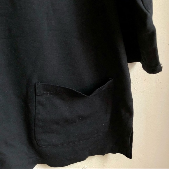 Ralph Lauren Black Tunic Mock Neck Top - Picture 3 of 5